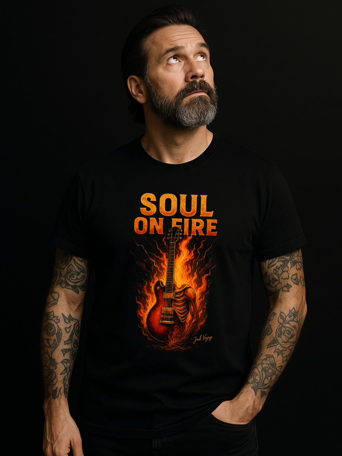 Camiseta "alma em chamas"  jackreference©