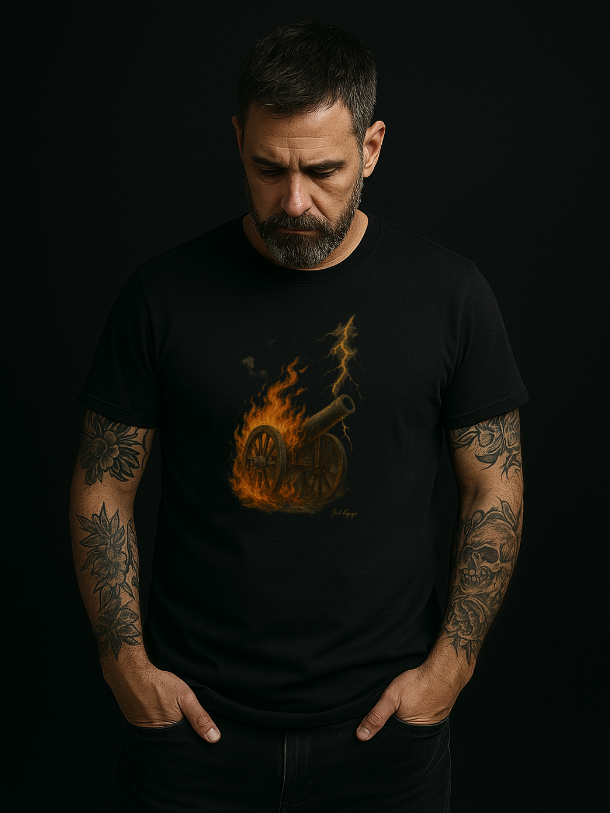 Camiseta "canhão dc" jackreference®
