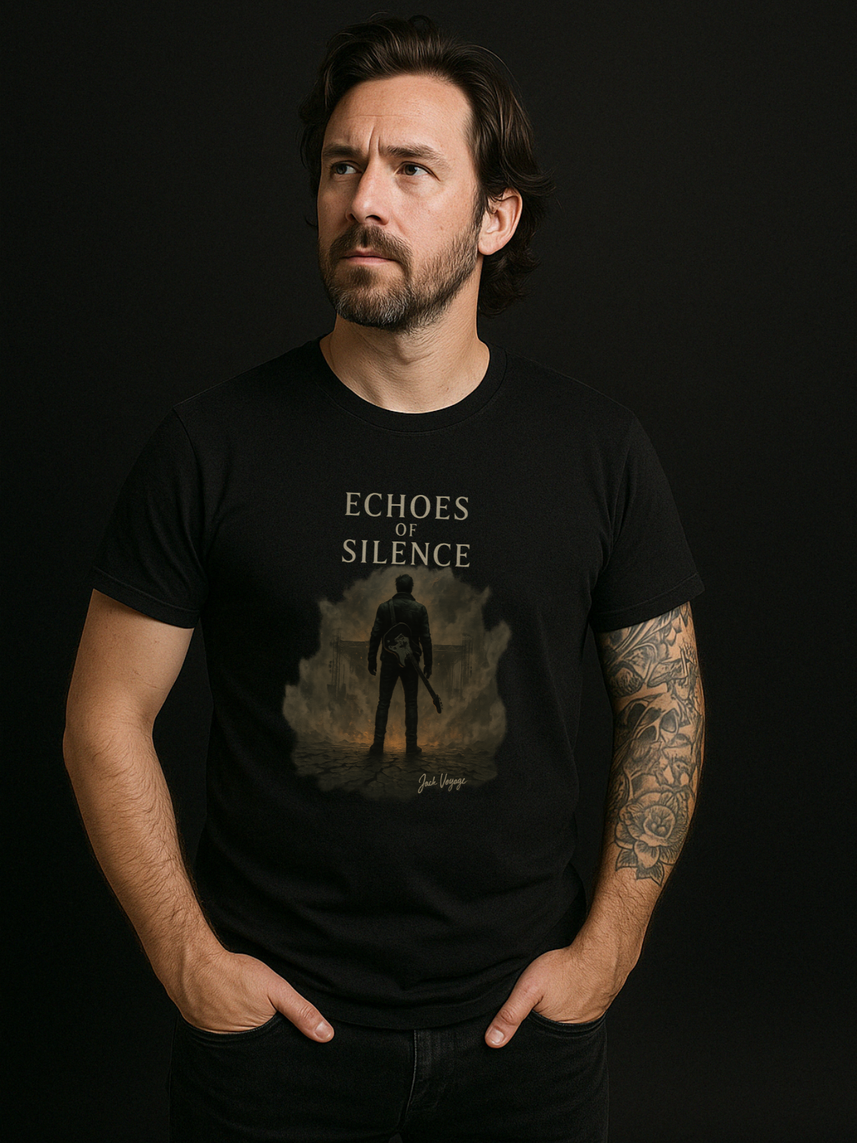 Camiseta "echoes of silence" jackmusic©