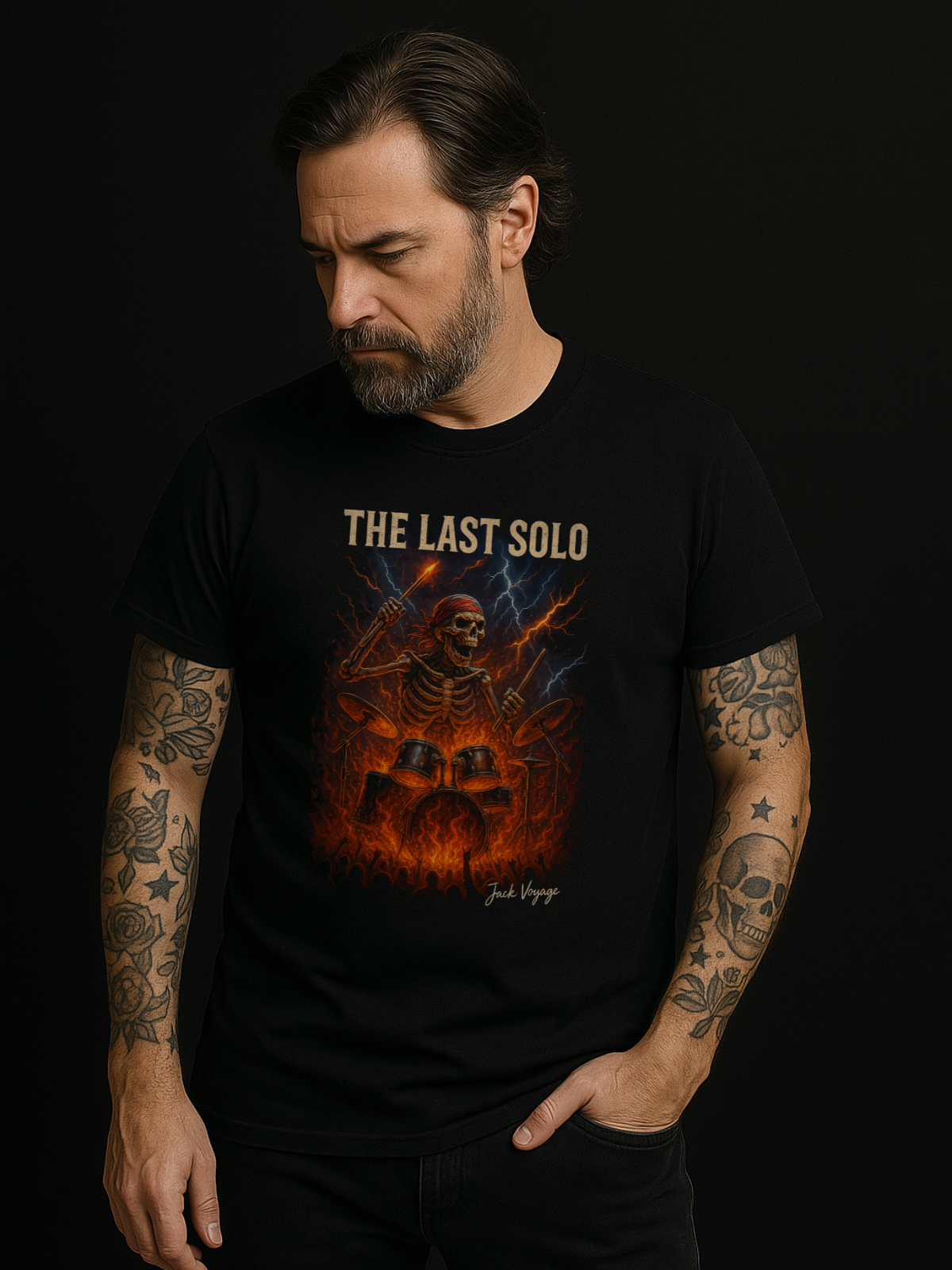 Camiseta "o último solo" jackmusic©