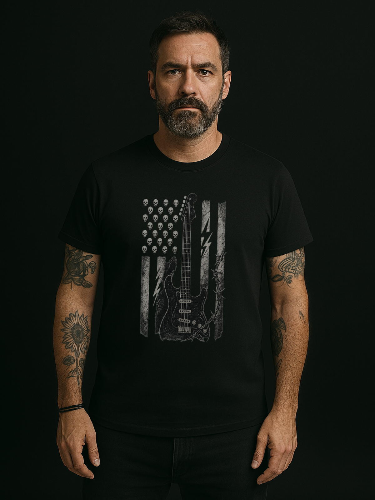 Camiseta "guitar american" jackmusic©