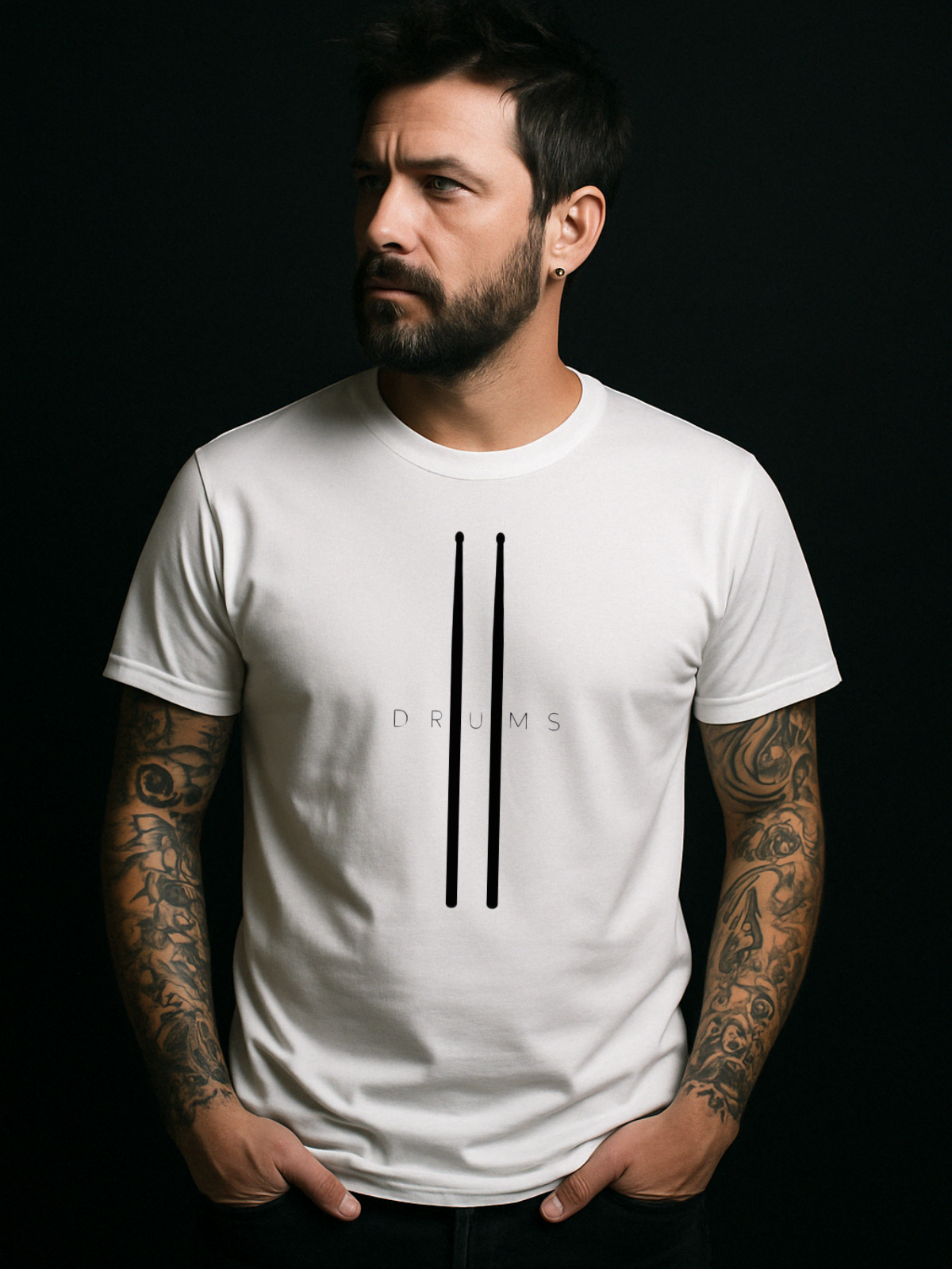 Camiseta "drums" jackmusic©