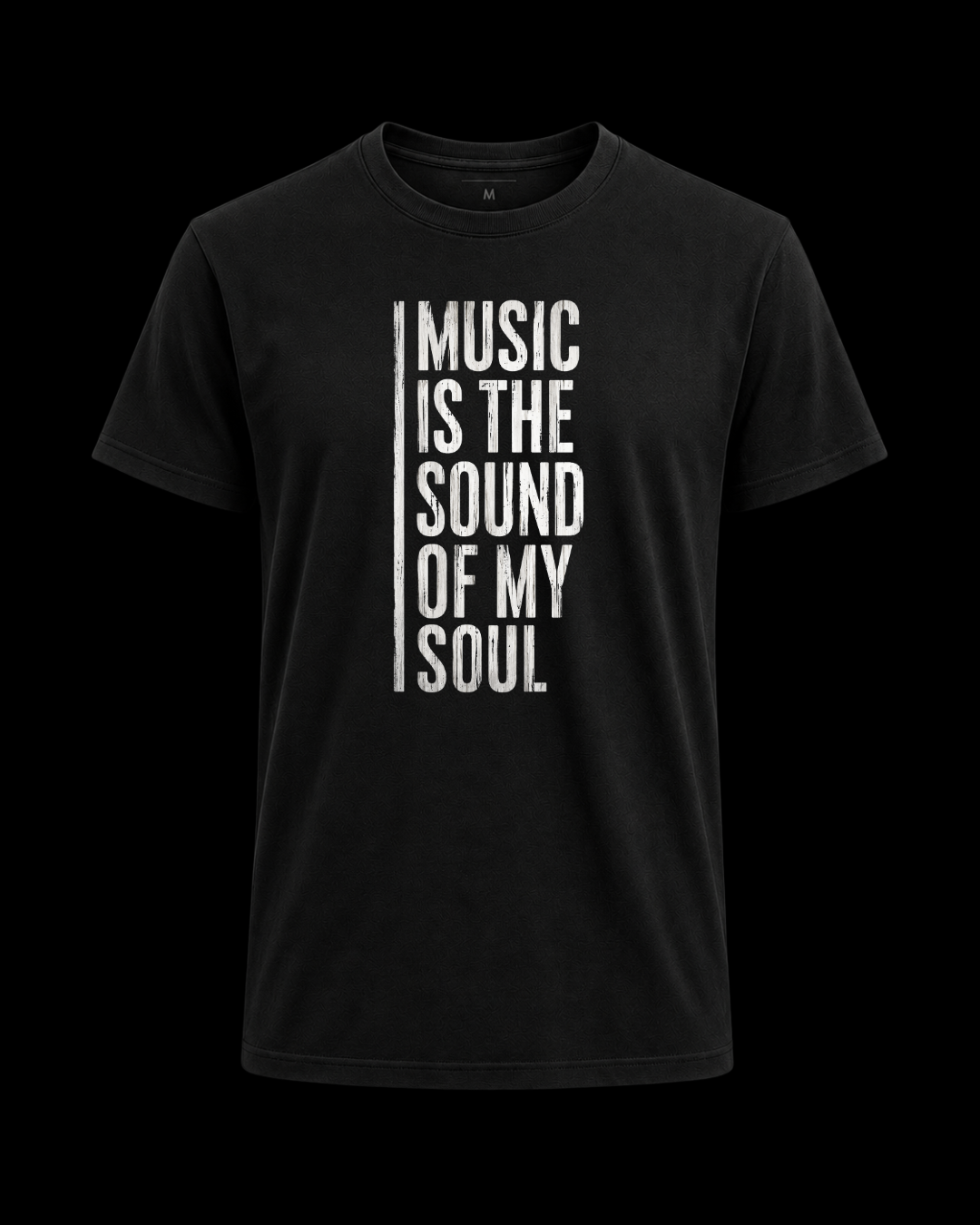 Camiseta A música é o som da minha alma.