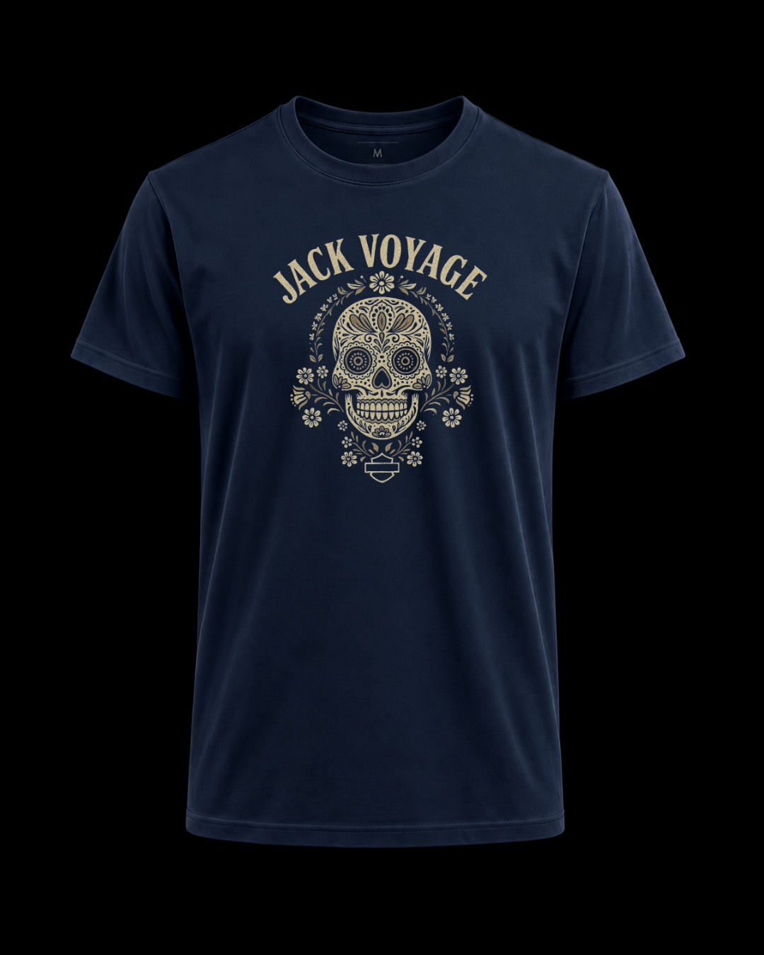 Camiseta algodão peruano jack skull