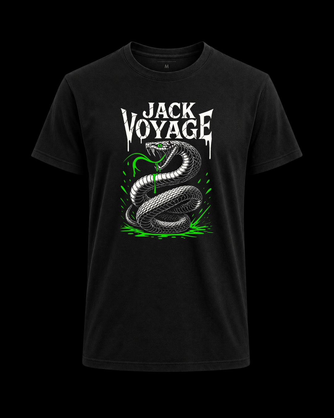 Camiseta algodão peruano Jack snake