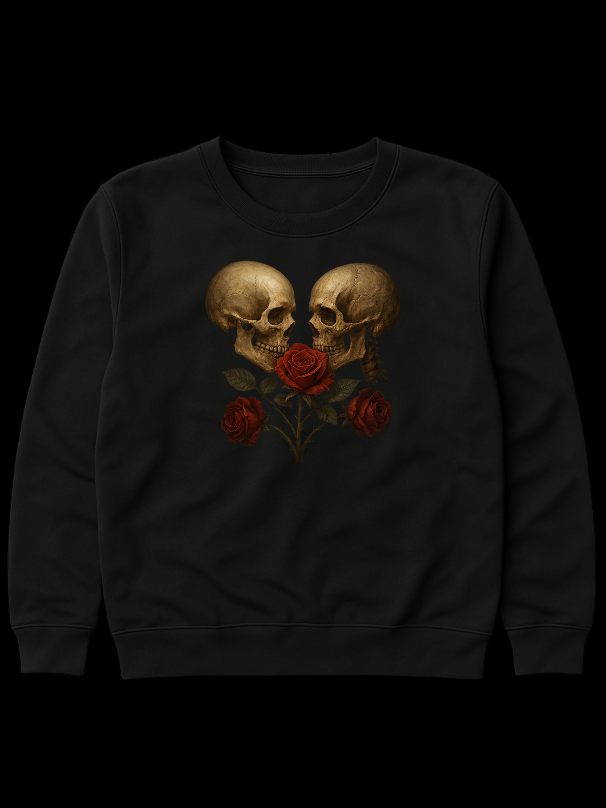 Moletom "duo skull flower" jackvoyage®