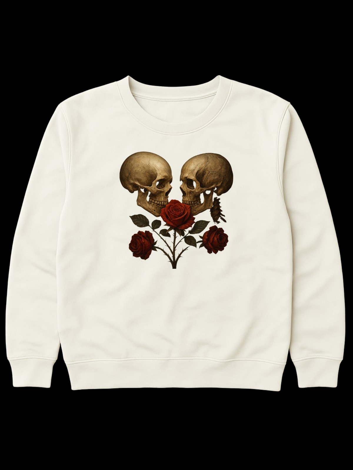 Moletom "duo skull flower" jackvoyage®