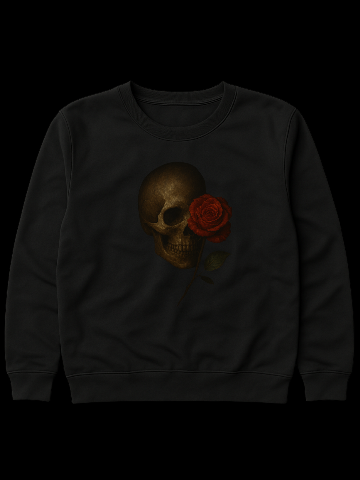 Moletom "dark skull flower" jackvoyage®