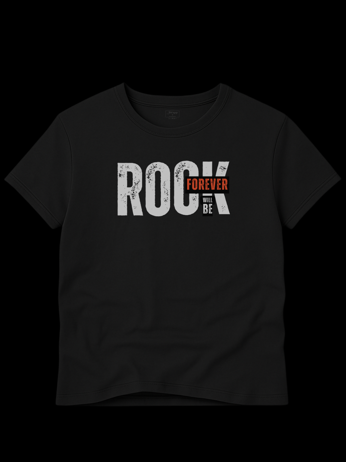 Camiseta "rock forever will be" jackvoyage®