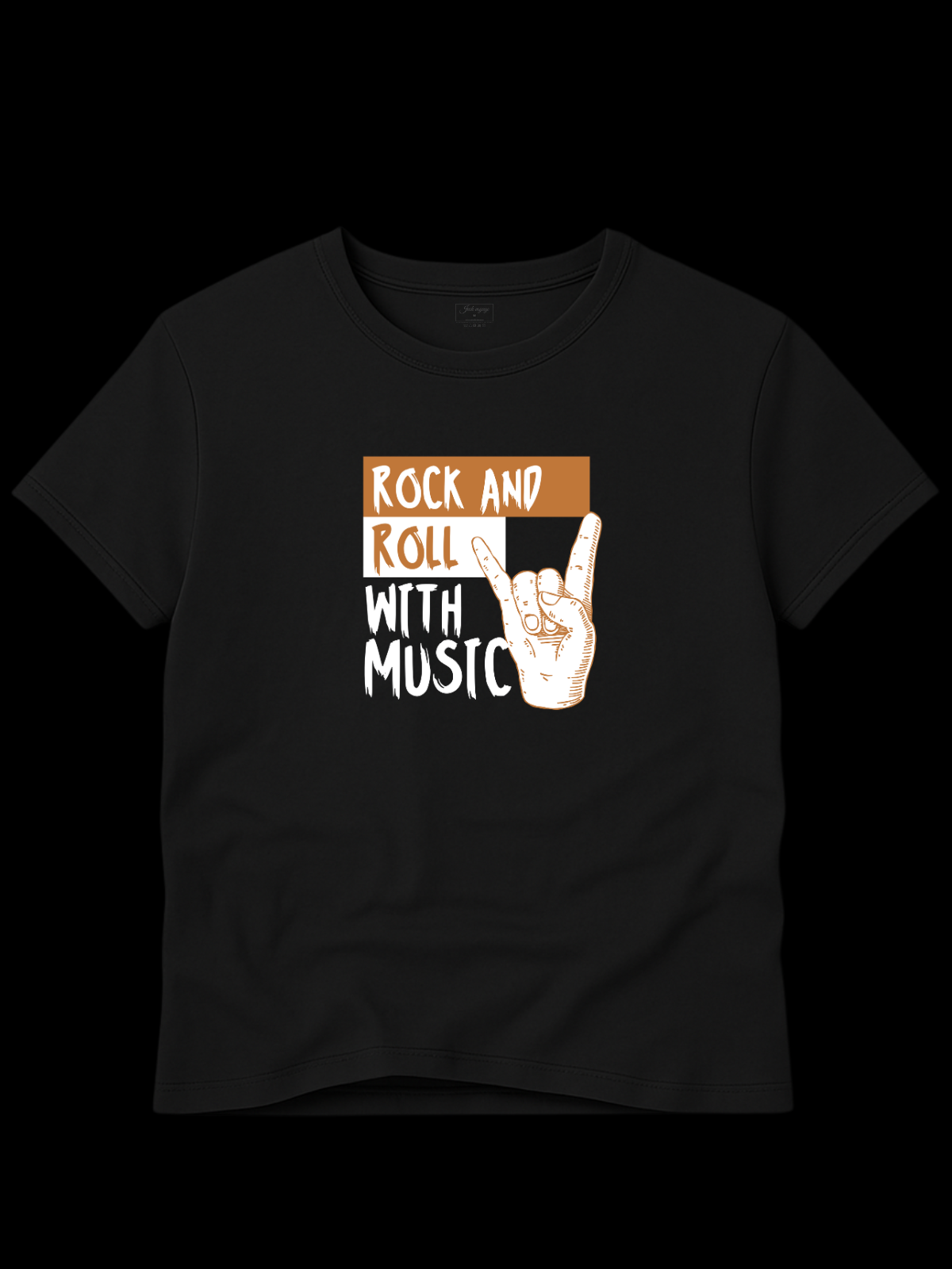 Camiseta "rock n roll with music" jackvoyage®