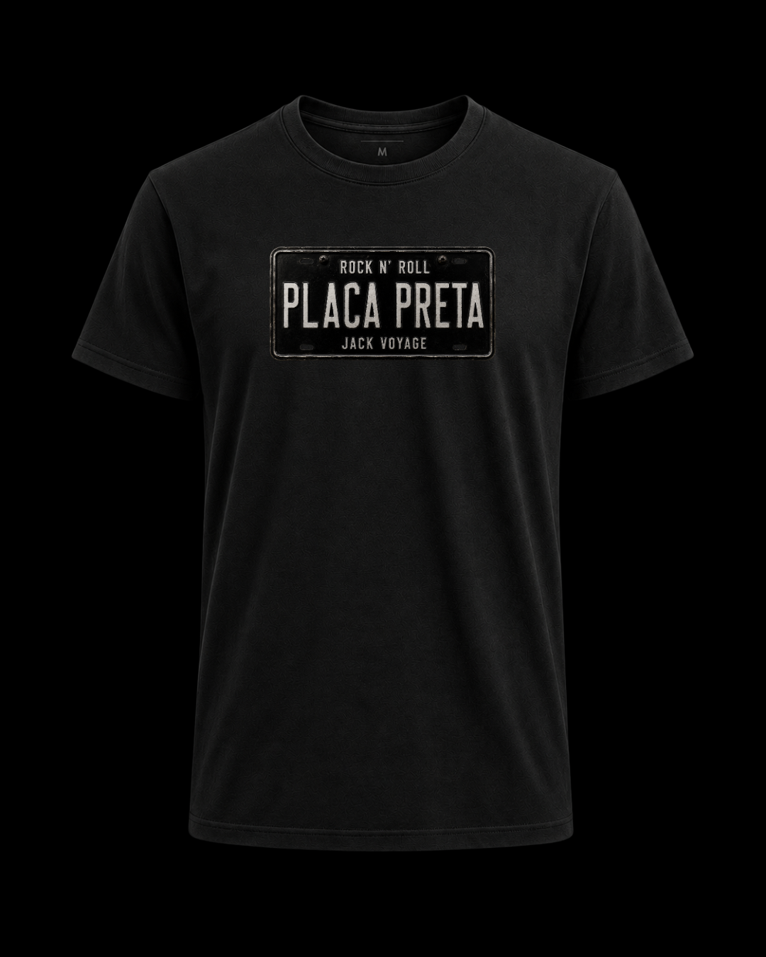 Camiseta placa preta jack voyage