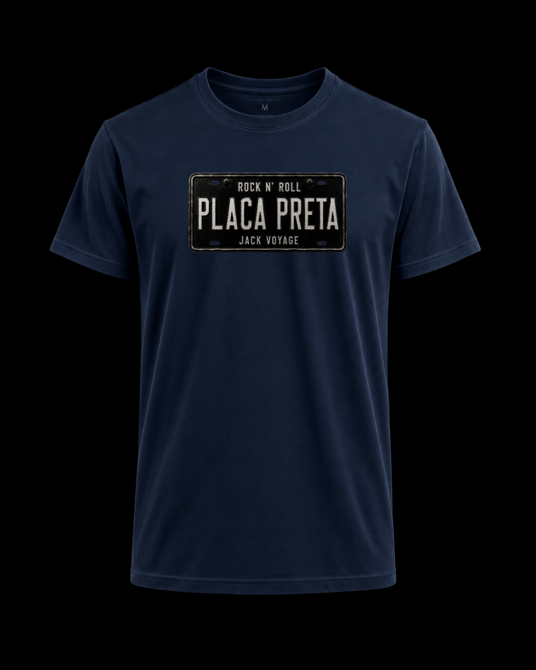 Camiseta placa preta jack voyage