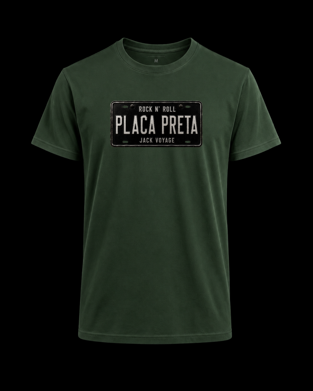 Camiseta placa preta jack voyage