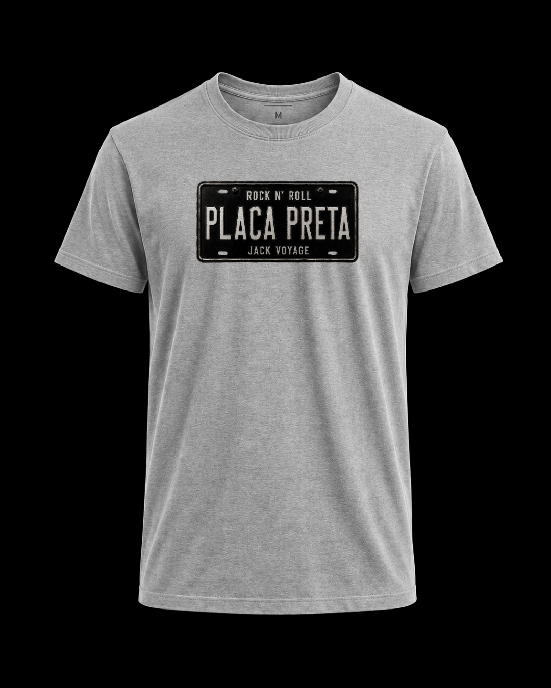 Camiseta placa preta jack voyage