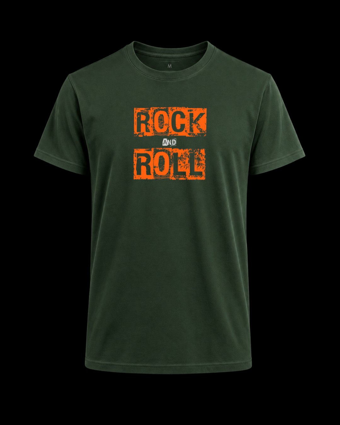 Camiseta Rock and roll orange