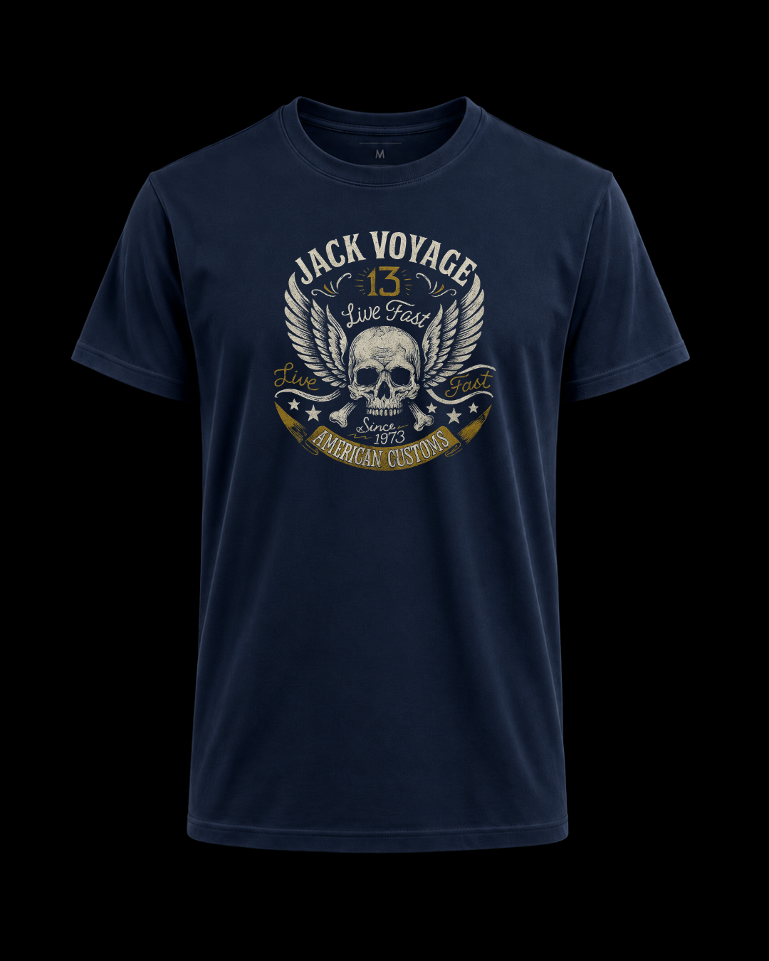 Camiseta algodão peruano American customs