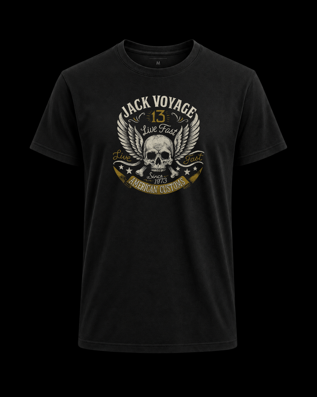 Camiseta algodão peruano American customs