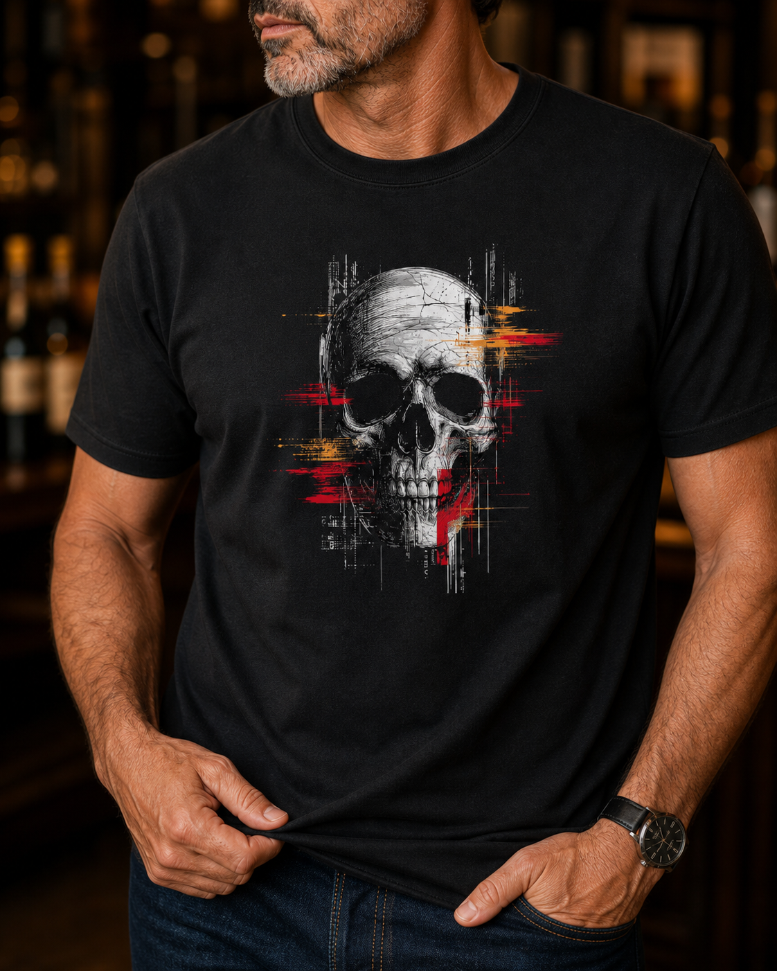 Camiseta Skull & Noise