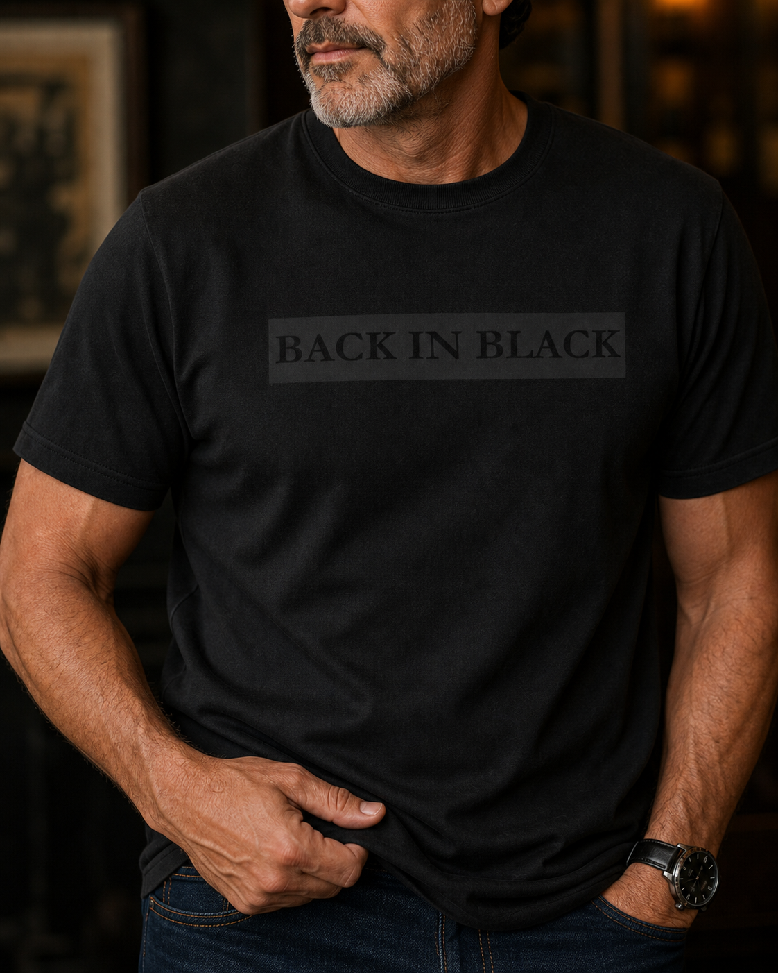 Camiseta back in black
