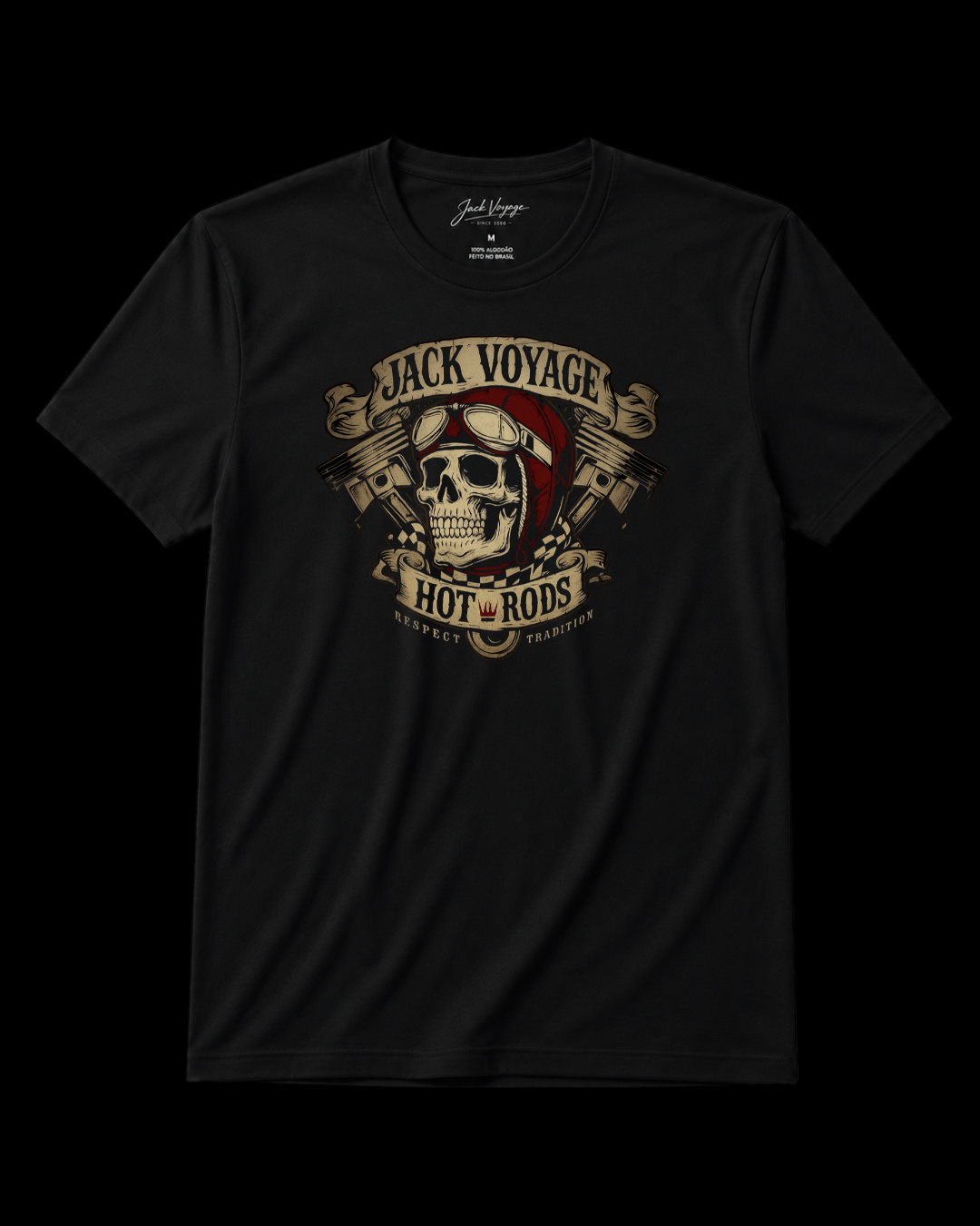 Camiseta algodão peruano Hot rods