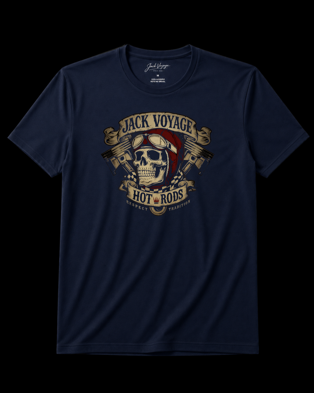 Camiseta algodão peruano Hot rods
