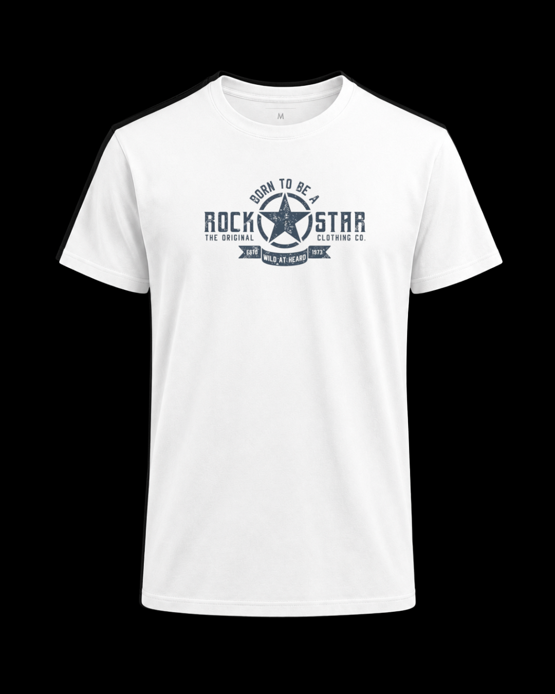 Camiseta Nascido para ser um rock star