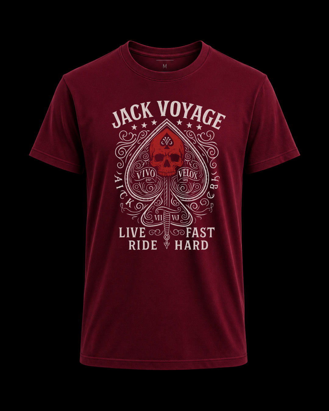 Camiseta Live Fast Ride Hard