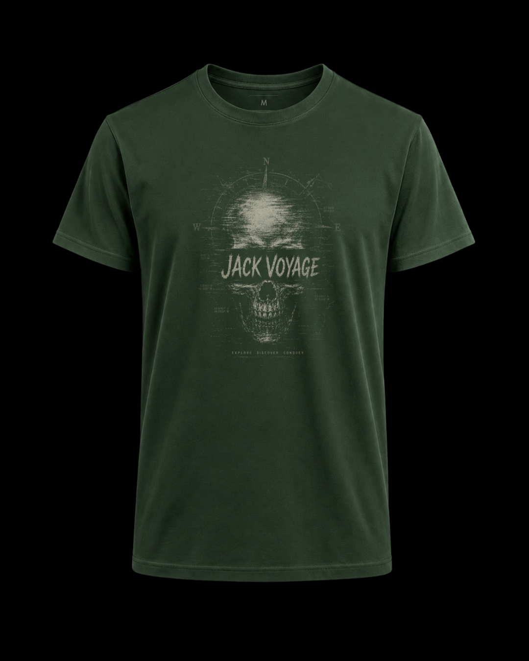 Camiseta explore discover conquer