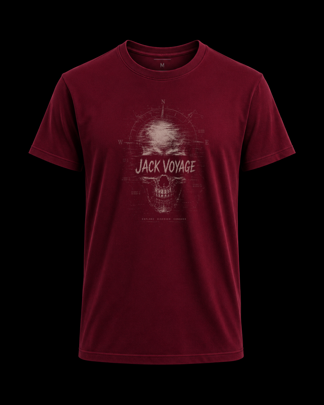Camiseta explore discover conquer