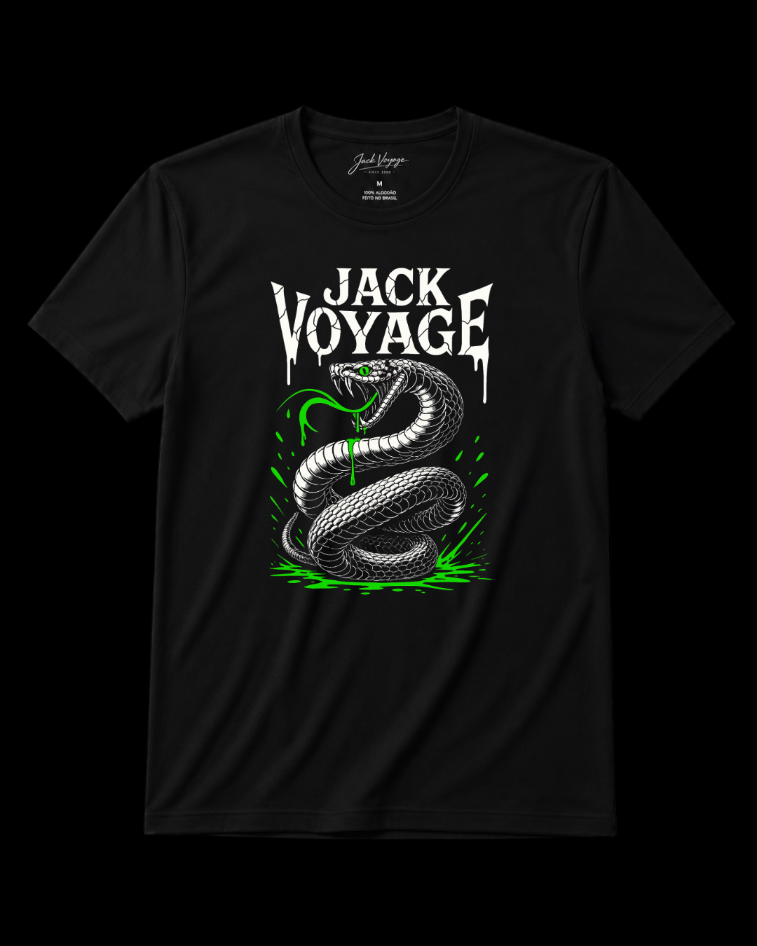Camiseta algodão peruano Jack snake