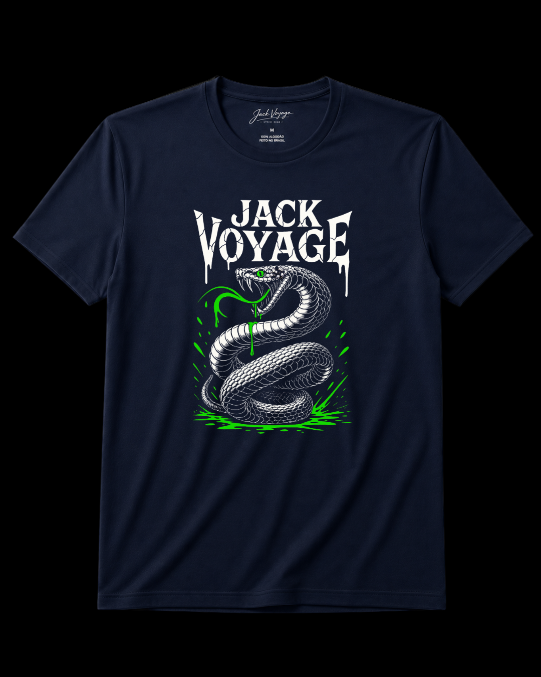 Camiseta algodão peruano Jack snake
