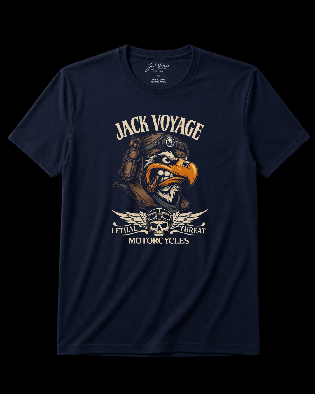 Camiseta algodão peruano Ameaça Letal
