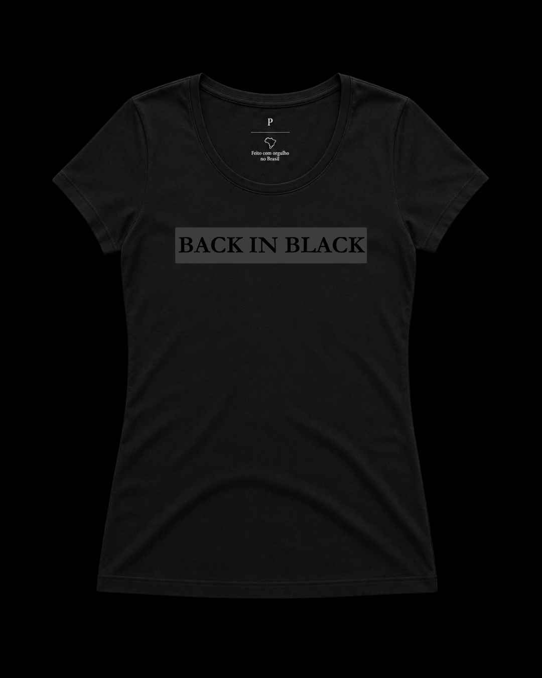Baby look De volta ao preto