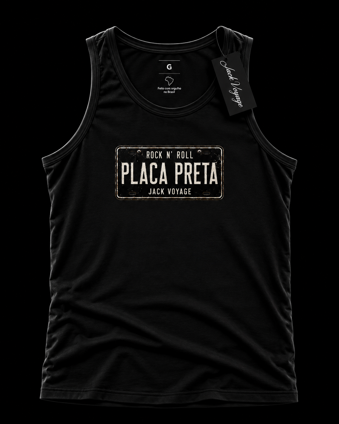Regata  placa preta