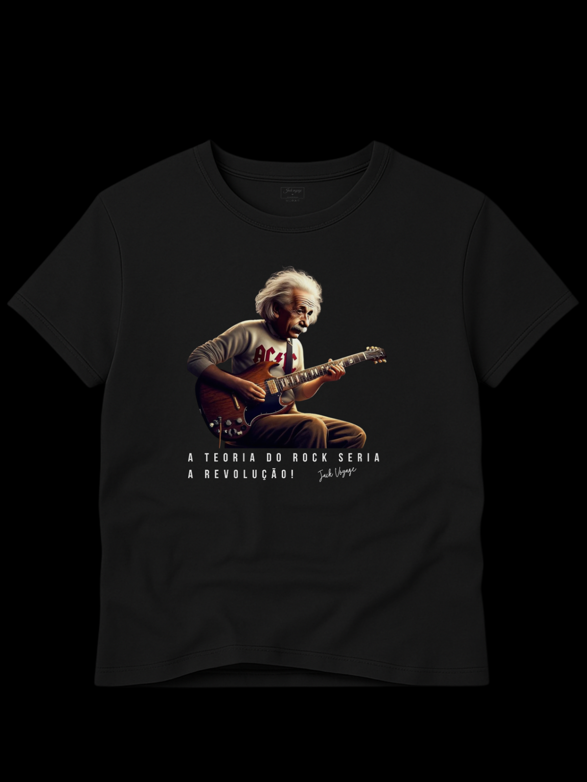 Camiseta "A teoria do rock seria a revolução!"  jackreference©