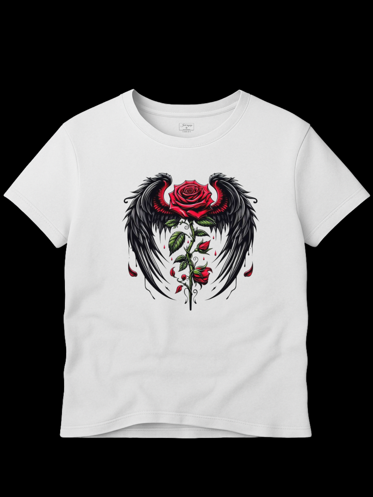 Camiseta "rosa alada red" jackvoyage®