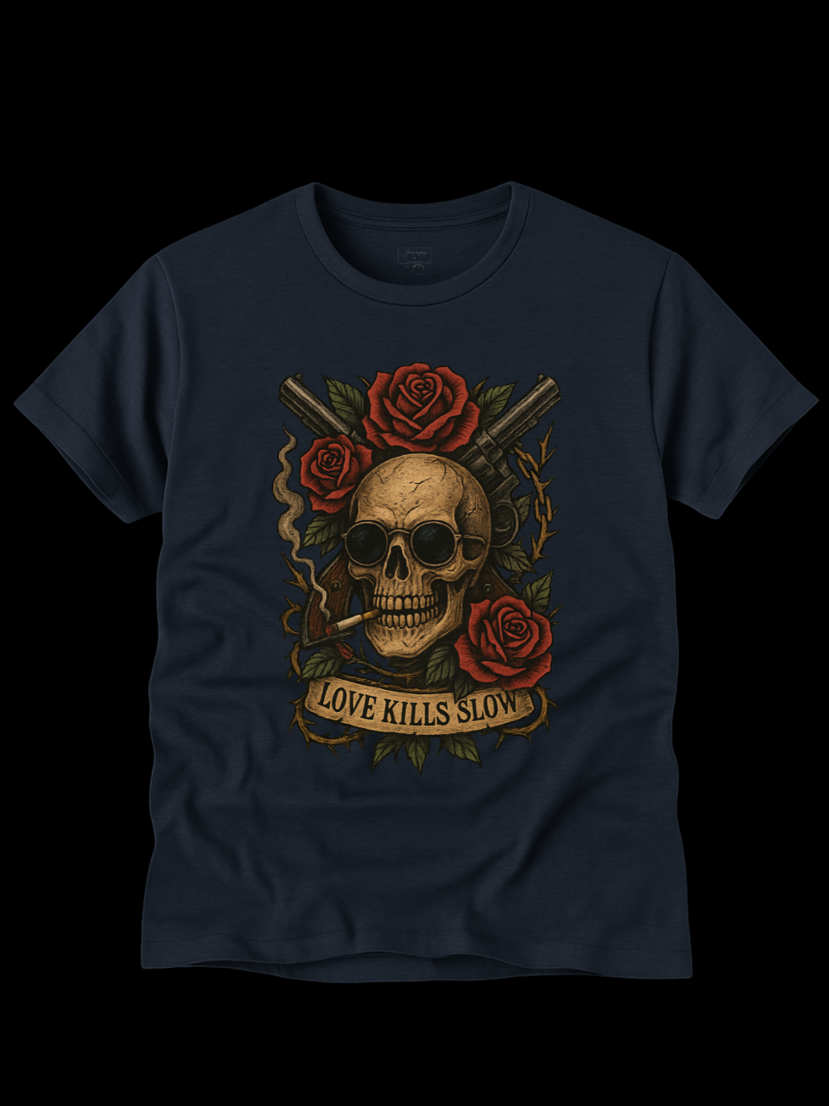 Camiseta "love kills slow green"  jackreference©