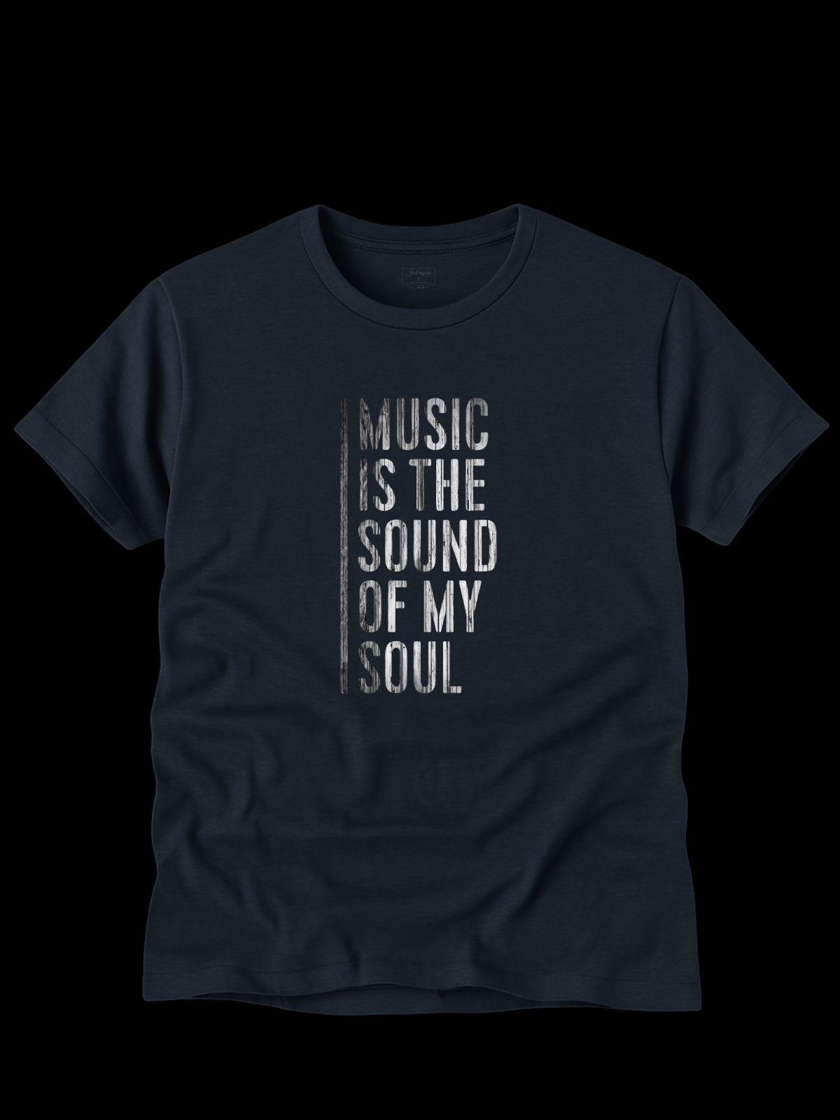 Camiseta "a música é o som da minha alma" jackmusic©