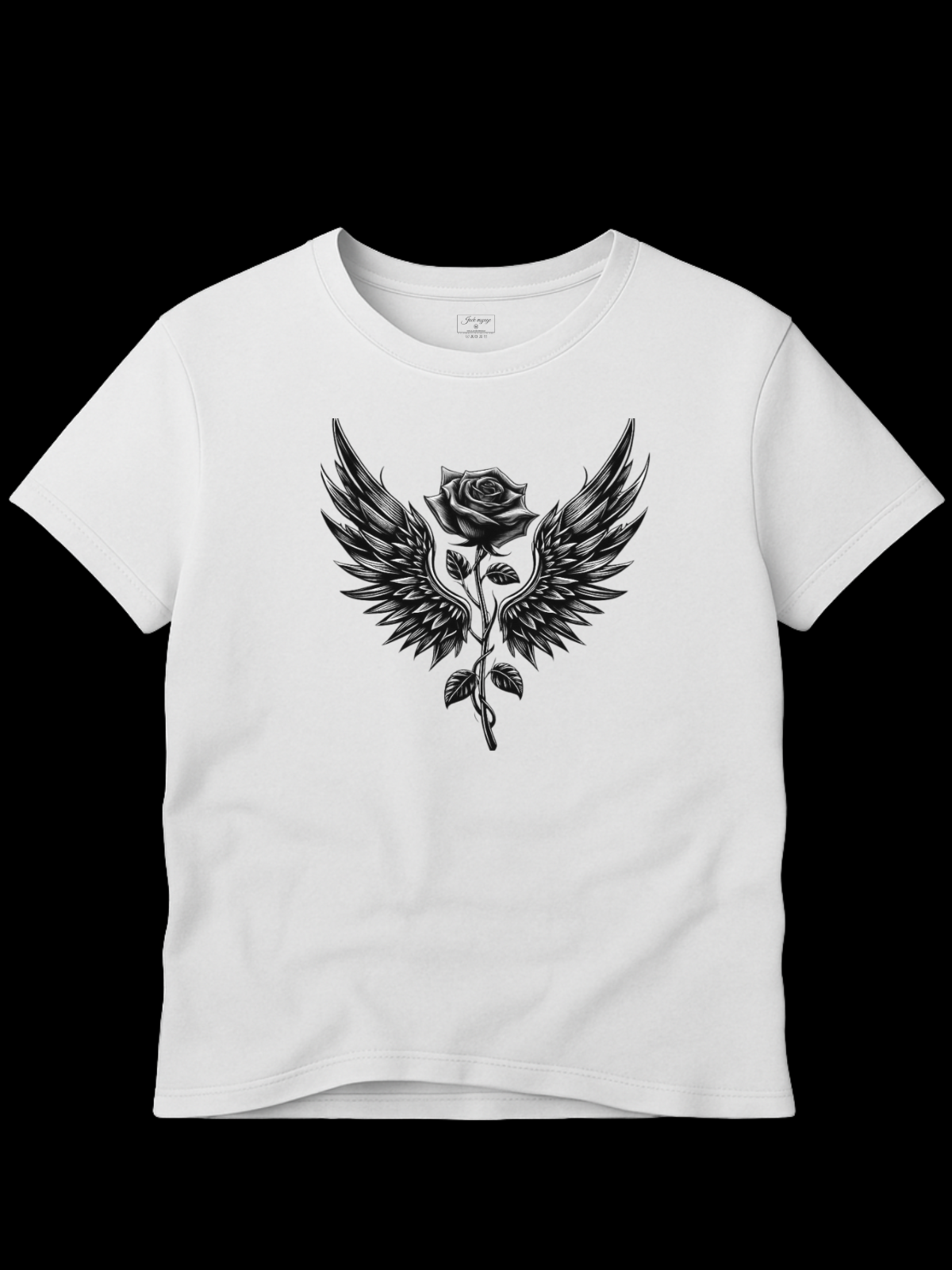 Camiseta "rosa alada fly 2" jackvoyage®