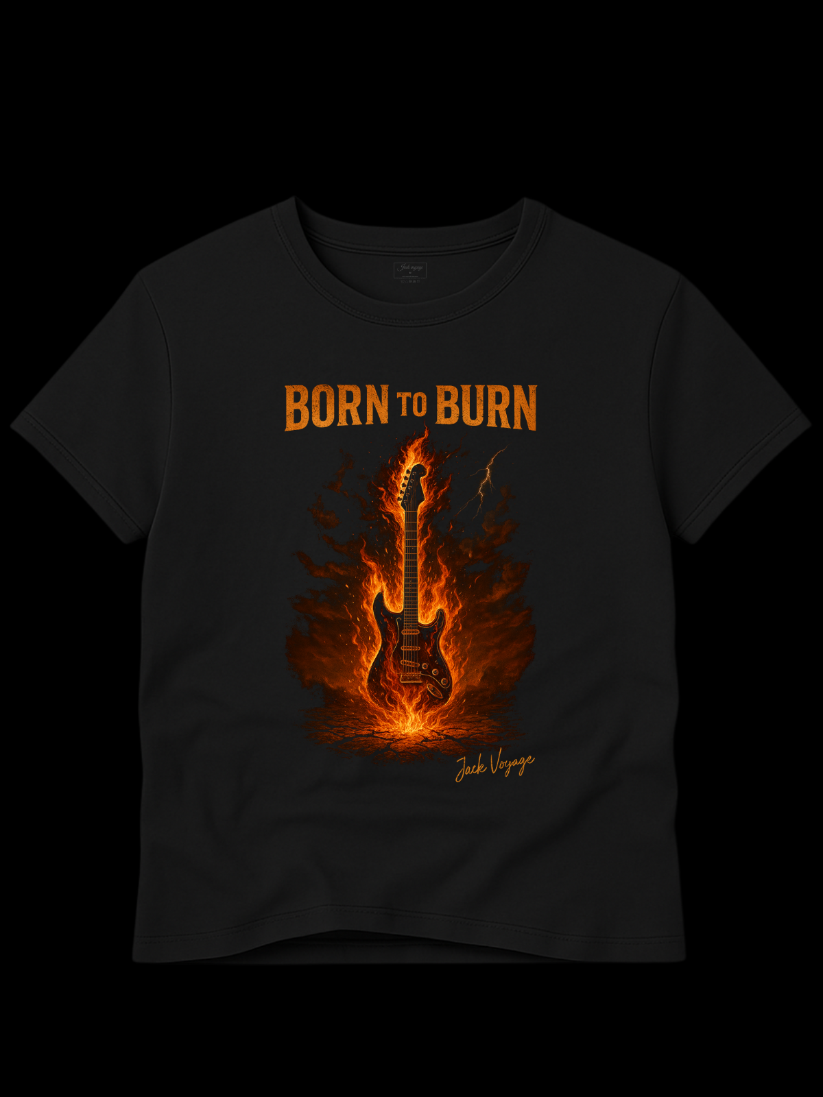 Camiseta "born to burn" jackmusic©