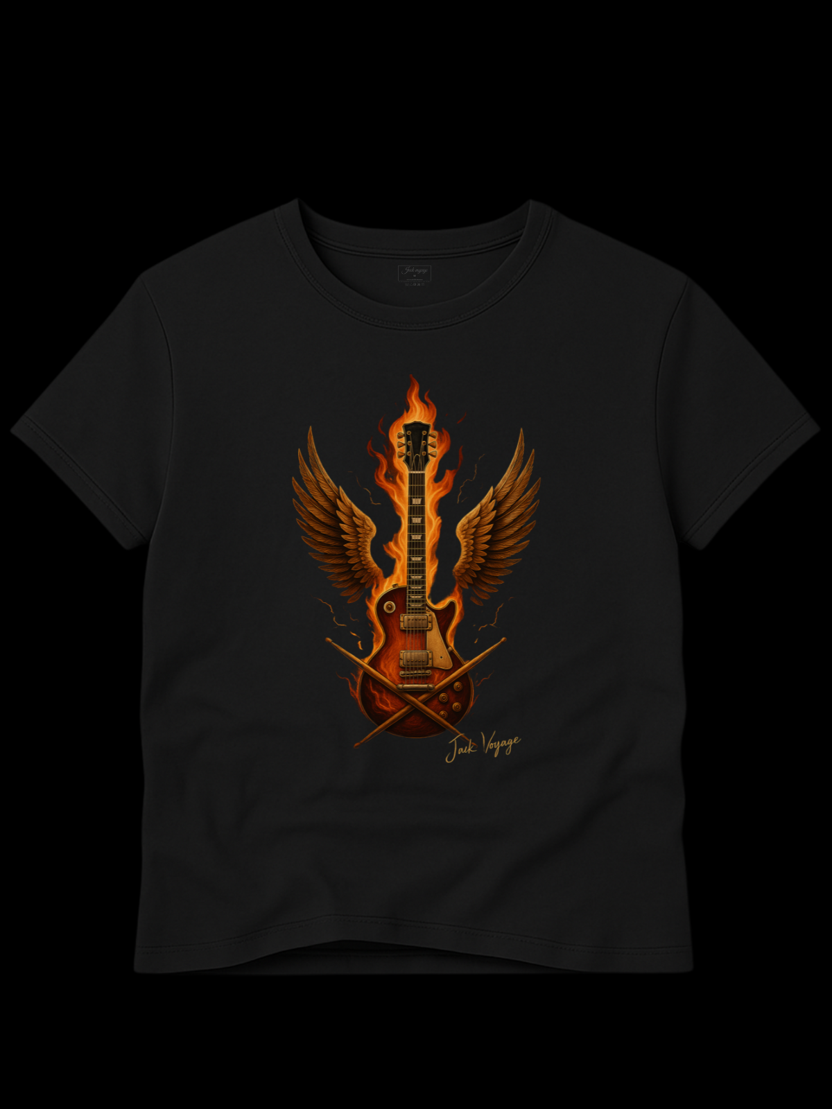 Camiseta "guitar fire" jackmusic©