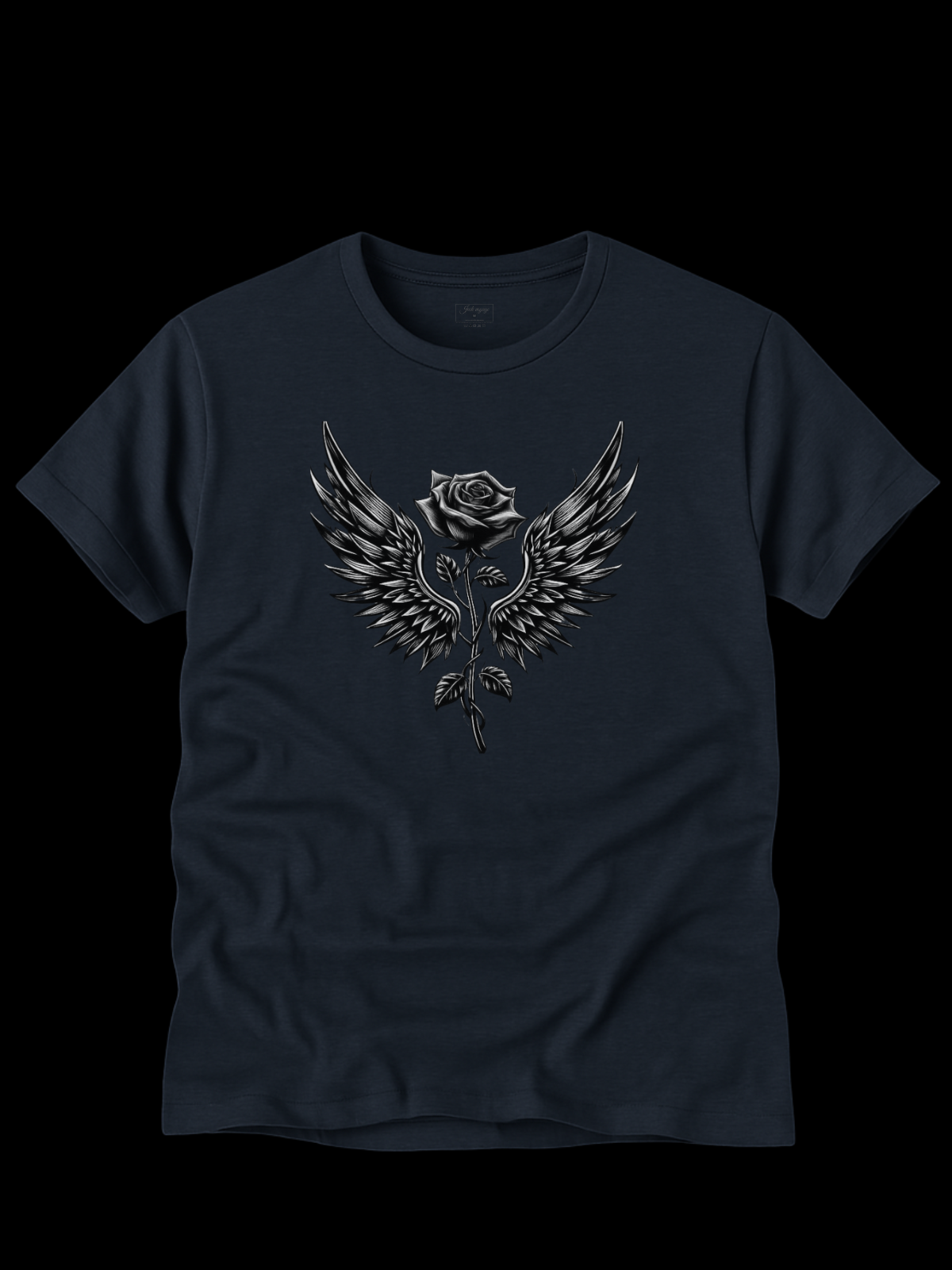 Camiseta "rosa alada fly 2" jackvoyage®
