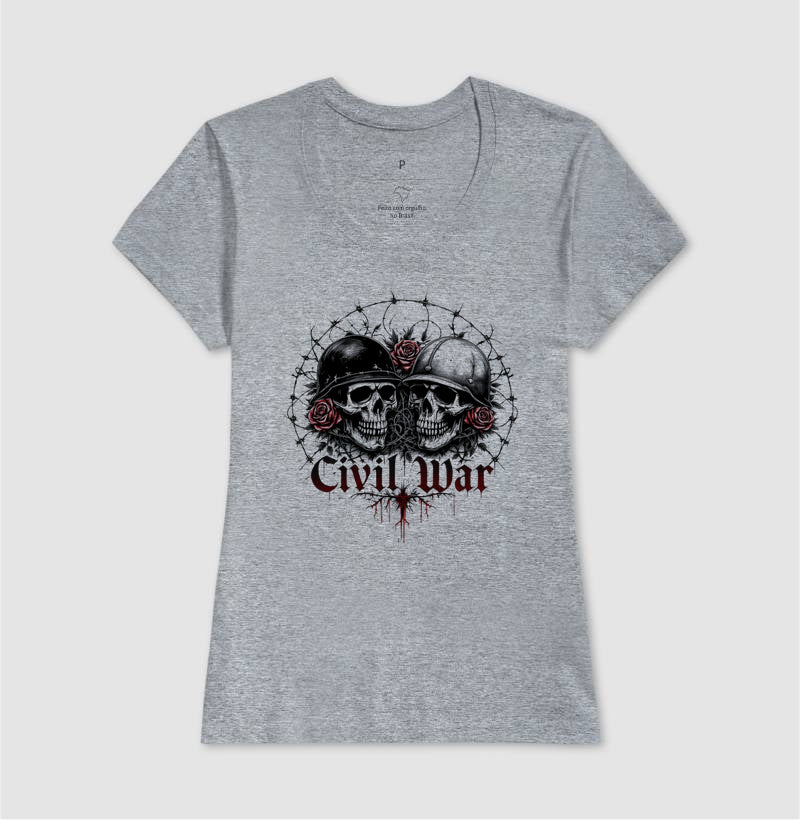 Camiseta Civil war skull®