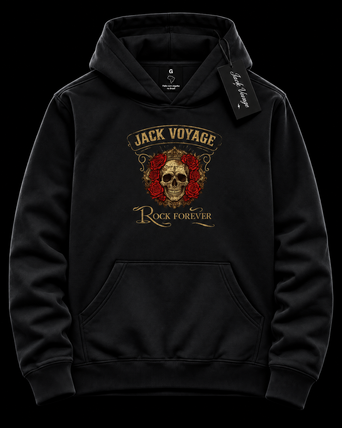 Moletom capuz Rock Forever