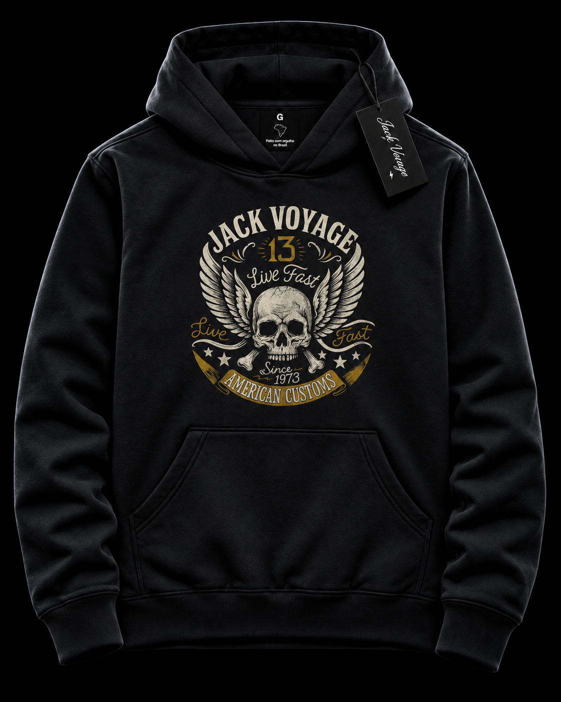 Moletom capuz American customs
