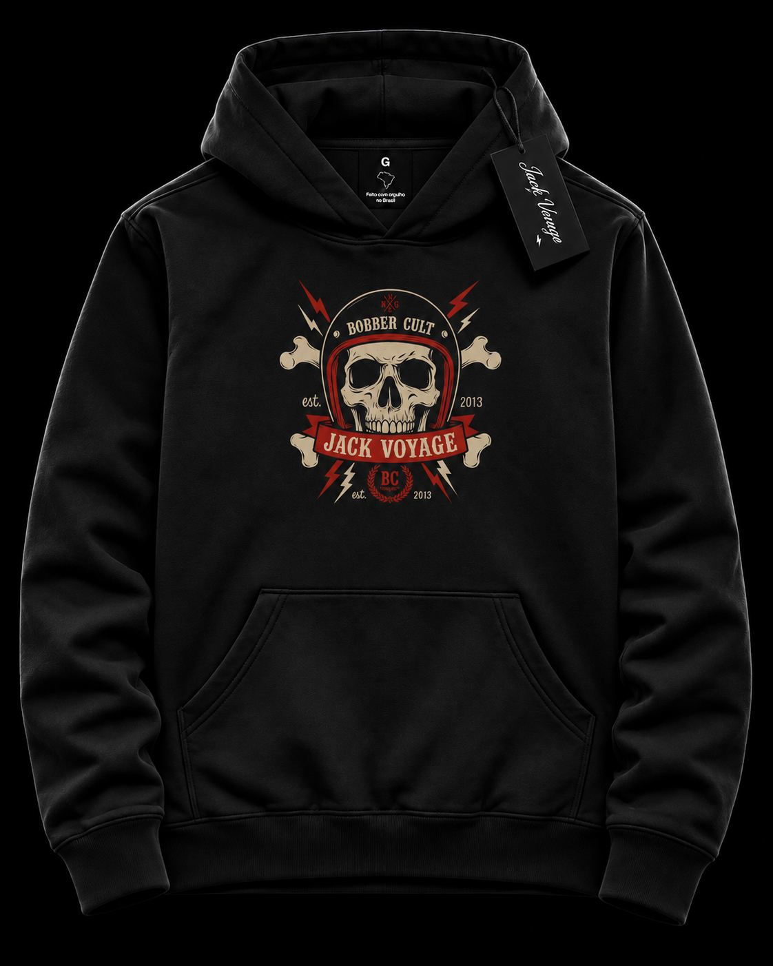 Moletom capuz Bobber cult