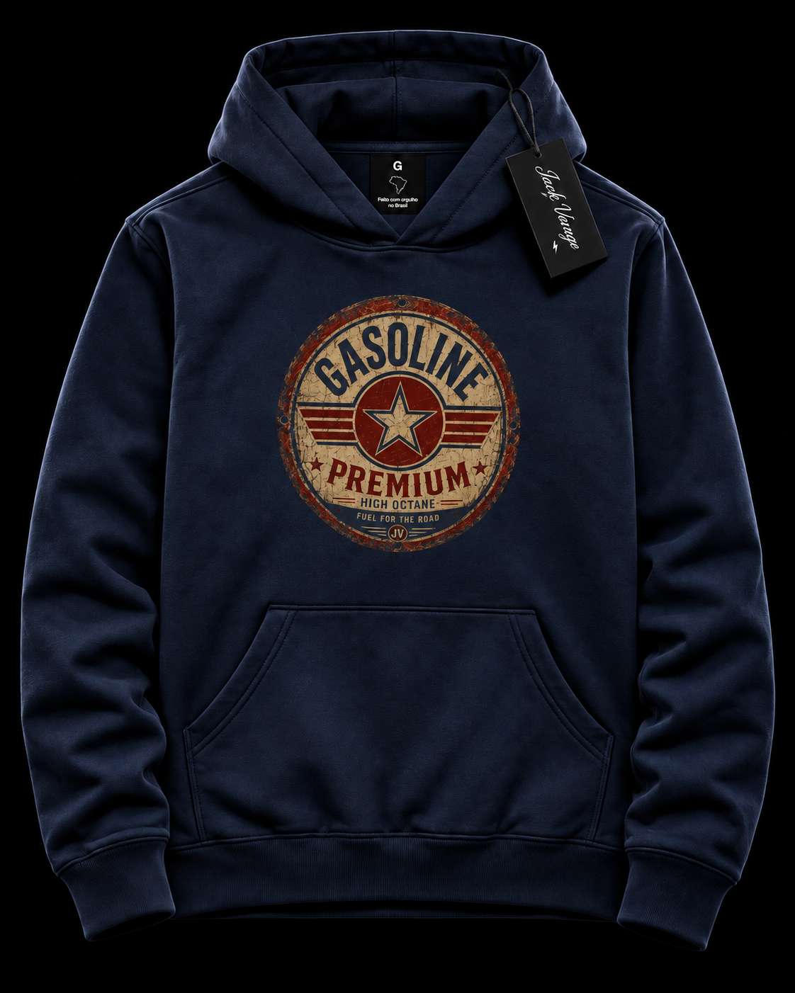 Moletom capuz Gasoline premium
