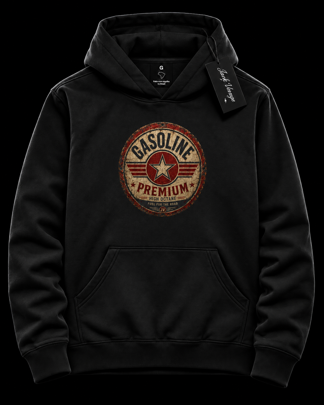 Moletom capuz Gasoline premium