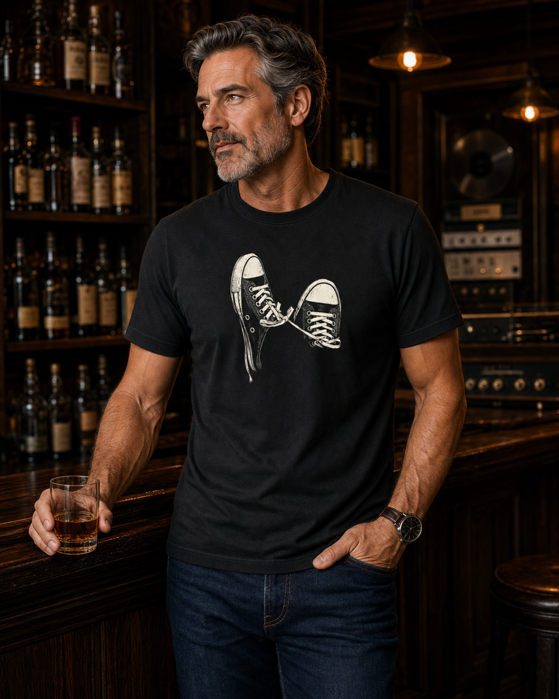 Camiseta Tênis rock star